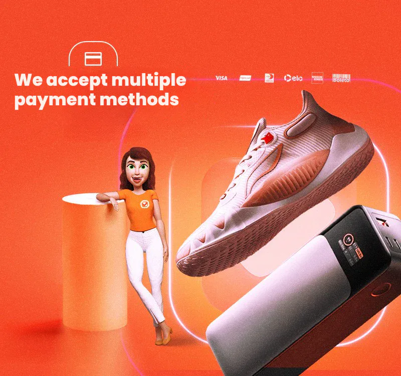 We accept multiple payment methods